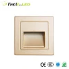 High quality recessed square stair wall lamp  IP65 3w waterproof led outdoor step light