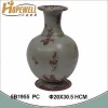 high quality rustic metal vase , decoration flower tall vase