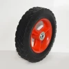 High Quality Solid Rubber PU Foam Plastic Toy Wooden Wagon Wheels 8X1.75