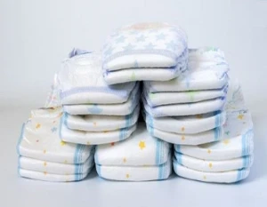 High Quality  Spunlace Nonwoven Fabric Disposable Baby Diapers and Nappies