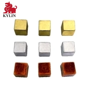 High quality Zinc alloy metal cube resource board game Props Accessories