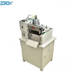 High speed computer big heavy  tape cutter hot&cold textiles belt automatic roll fabric automatic elastic cutting machine