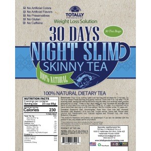 Highly Recommended Natural Herbal Night Slim Skinny Tea 30 Tea Bags Weight Loss Burn Stored Fat