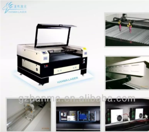 HM-NJP1310 Metal And Nonmetal Laser Cutting Machine Processing Area 1300*1000mm Power:150w