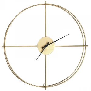 Home Decorative Metal Effect Custom Wall Clock