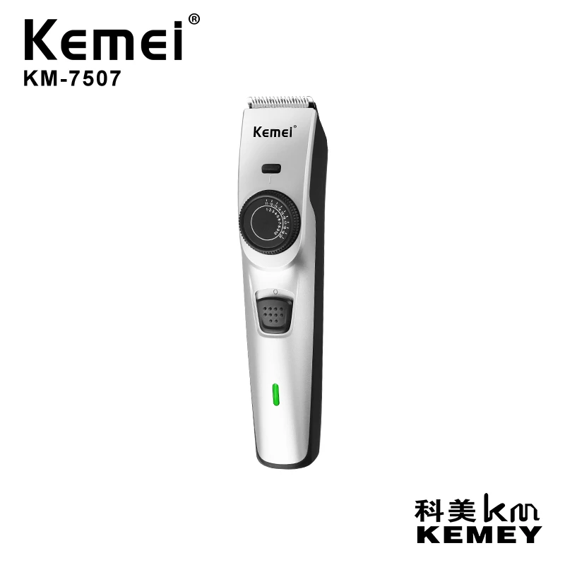 Home Rechargeable Kemei KM-7507 Electric Hair Clipper Set, Hand Hair Clipper Professional Electric