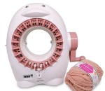 Home Use DIY Kids Toy Mini Knitting Machine For Kids Hat And Scarf