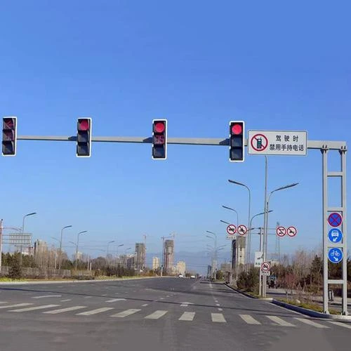 Hot dip galvanized High Quality Steel pole for traffic sign
