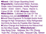 Hot Product with Soft Drink C&C Sparkling Drink (Grape) with real fruit juice and soda taste with best price 2021