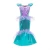 Import Hot sale 2021   Ariel girl Halloween Christmas Costume Mermaid Kids cosplay dress from China