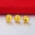 Import Hot Sale 3D Gold Jewelry Vietnam Sand Money Beads Vacuum Plating Transfer Beads DIY Loose Beads Bracelet Accessories from China