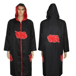 Hot Sale Anime Naruto Cosplay Halloween Ninja Uniform Cloak hoodie Naruto Cosplay accessories