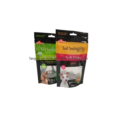 Hot Sale Cat Dog Food Bag Recyclable Packaging Laminated PP PE PA Quad Seal Stand up Pouch Zipper