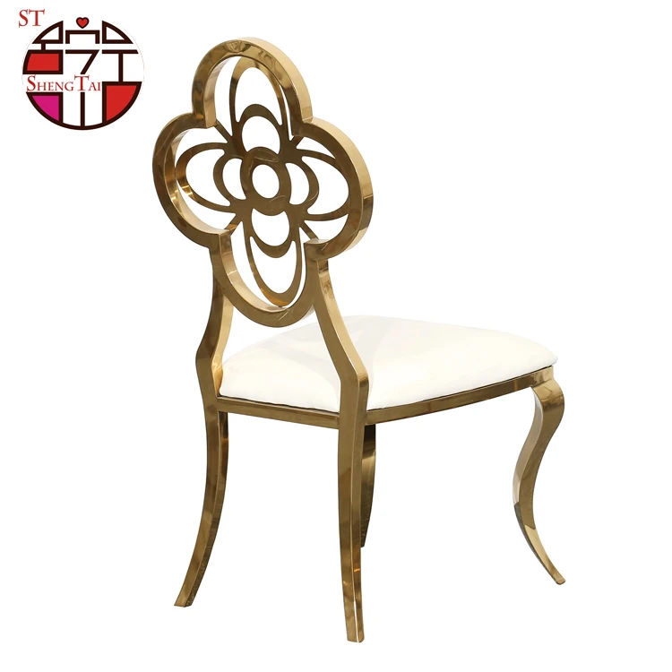 Hot Sale Cheap Price Wedding Event Gold Stainless Steel Banquet Chair