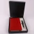 Hot sale custom gift set/stationery gift  pu leather notebook with pen and box