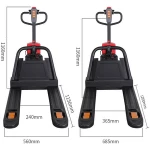 Hot sale electric pallet jack battery forklift