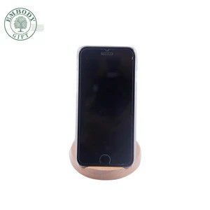 Hot Sale factory direct promotional cute wooden mobile phone holder