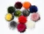 Import Hot sale good price colorful faux fur ball10cm Artificial Fur Pompoms with elastic band from China