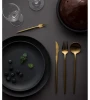 Hot Sale Luxury Gold Tableware, Metallic flatware, Event Gift Flatware