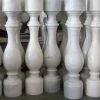 Hot sale luxury high polished shiny guangxi white marble pillar
