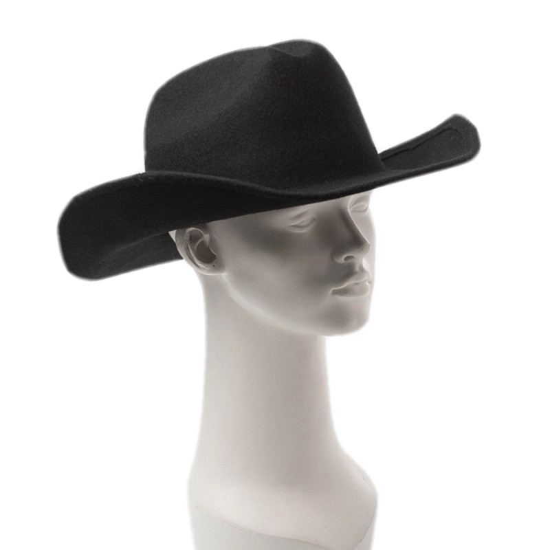 Hot sale mens cowboy hat 100% wool felt hat felted
