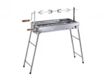 Hot sale outdoor picnic foldable rotisserie charcoal grill bbq with rotisserie