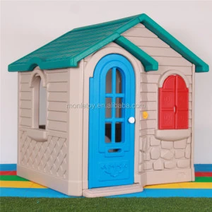 Hot sale plastic material quality house kids Play House for Country Style indoor kid playhouse