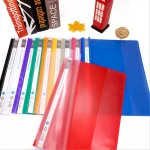 Hot sale plastic pp slide bar 2 hole ring binder file folder a4