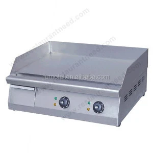 Hot Sale Stainless Steel Professional Electric Grill K048 Electric Half Griddle And Half Grill