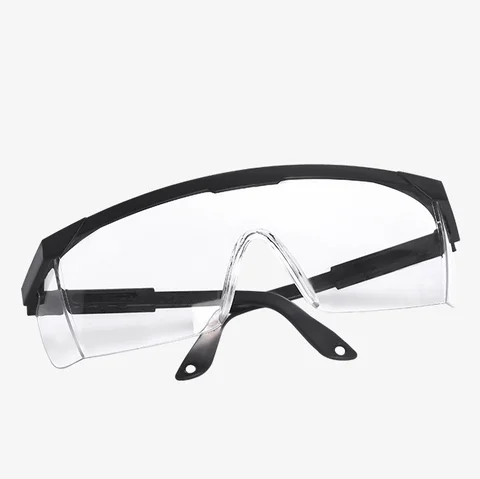 Hot sale  transparent lens industrial construction dust splash proof chemical eye protection work safety glasses