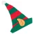 Import Hot saleChristmas decoration Elf Hat for party cute green red children adult family elves hats with ears from China