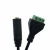 Import Hot Sell 3.5mm Female Stereo Audio Video to 3 Screw Terminal Female Headphone Screw Terminal Converter Cable with Black Color from China