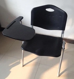 hot sell school plastic chair with writing tablet