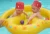 Import Hot sell twin double baby inflatable swim float seat for water sports from China