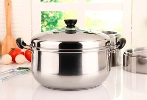 hot selling 2017 stainless steel double bottom steamer for food in china