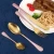 Import Hot Selling 24 PCs Luxury Gold Stainless Steel Cutlery Set With Holder Wedding from China