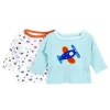Hot Selling 5 PCS in 1 Shoulder Buttons Long Sleeves Baby T-Shirts
