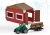 Import hot selling intelligent diy building block farm country barn set with farmer car and animal toys for kids play from China