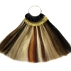 Hot selling manufacturer 100% Russian human hair extension 42 colors color ring