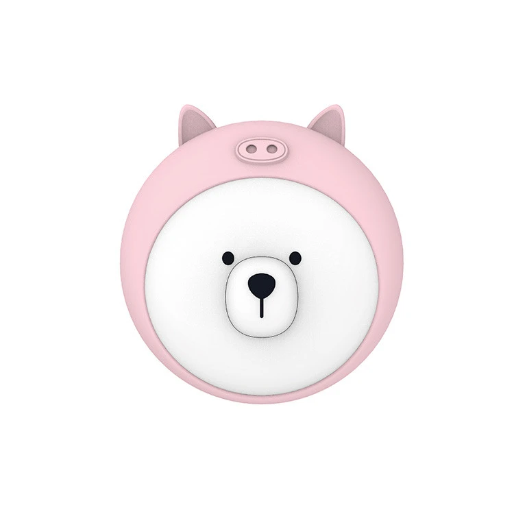 Hot Selling Mini Electric Heaters Usb Rechargeable Portable Cute Power Bank Bear Hand Warmer