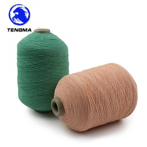 Hot selling multi-color nylon elastic lycra spandex rubber covered yarn