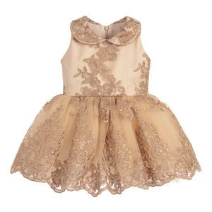 Hot Selling Princess Kids Latest Children Birthday Dress Designs