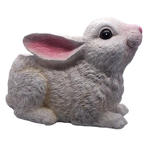 Hot selling resin or other plastic material inflatable white rabbit