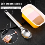 Hot selling Stainless Steel Ice Cream Scoop Melon Balls Spoon Fruit Scoop Tools