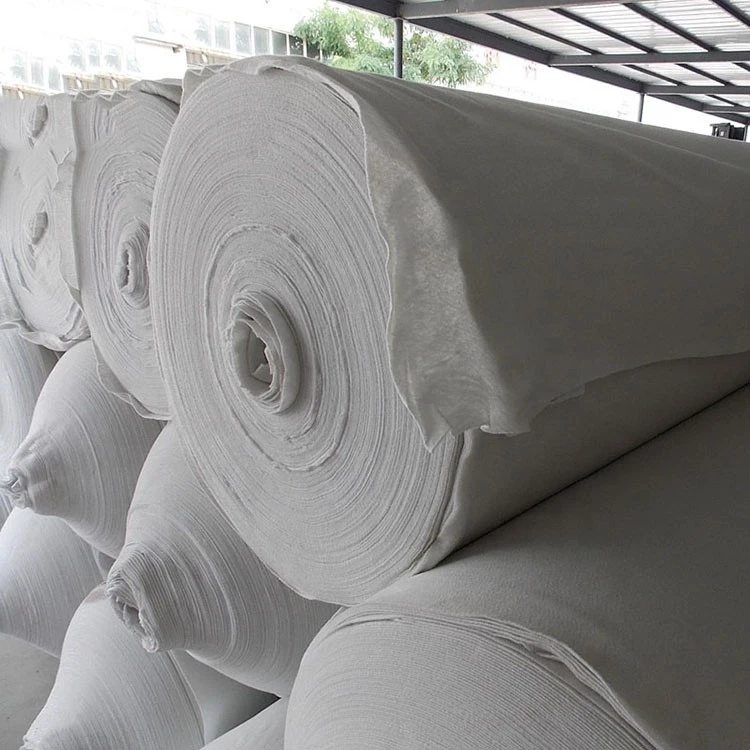 Hot Selling White Or Black Non Woven Geotextile Needle Punched Polyester Geotextile
