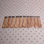 hot selling wholesale price cartoon design reusable wooden ice cream spoon