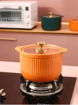 Household casserole, gas,  heat-resistant casserole, stew ceramic pot