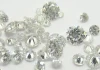 HPHT CVD diamond lab grown loose diamonds polished diamond white or yellow tint