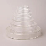 HUAOU Lab Glassware Sterile Borosilicate Glass 60mm Petri Culture Dish