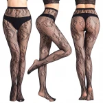 In Stock Wholesale High Stretchy Black Fishnet Hosiery Stockings
